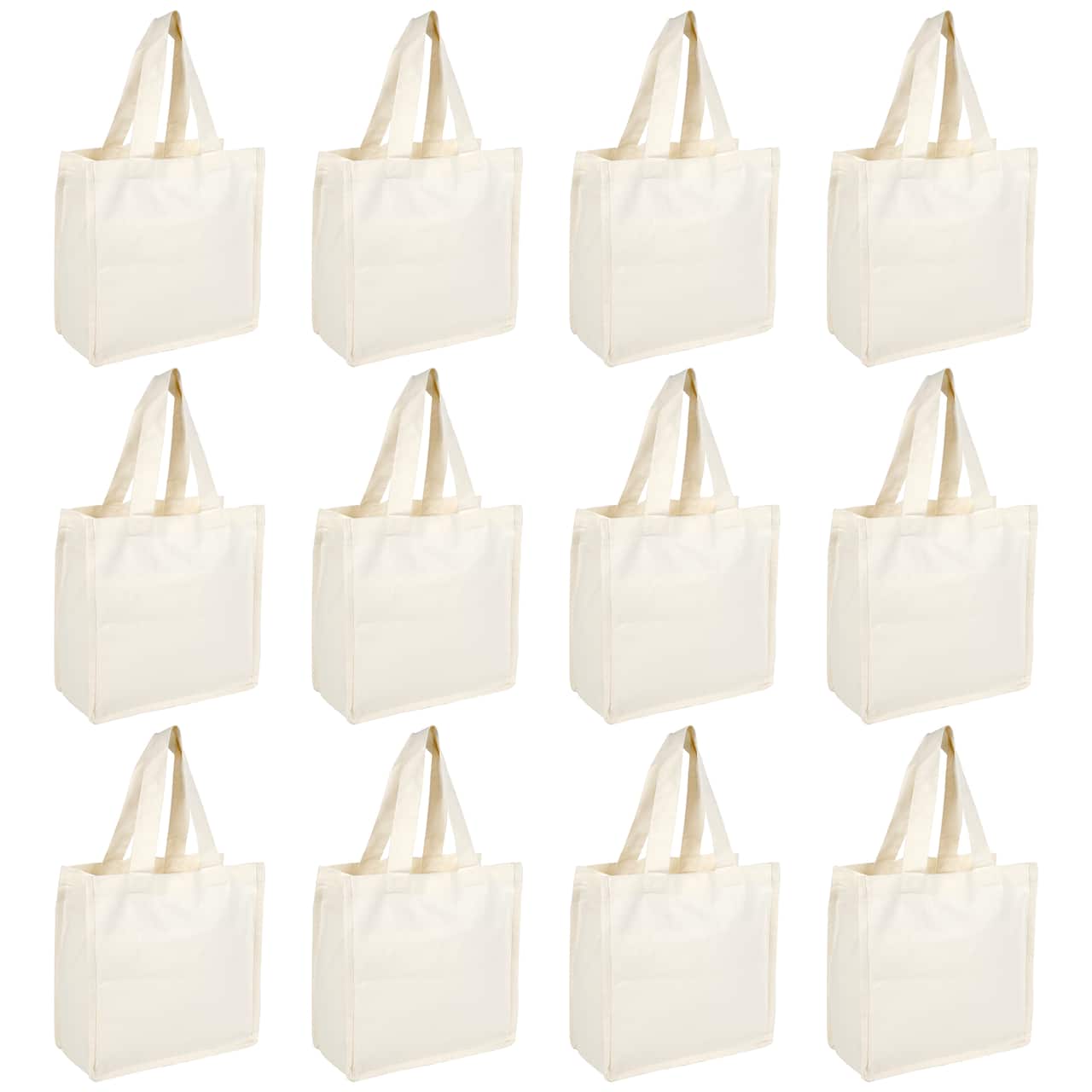 12 Pack: Durable Canvas Tote by Make Market®